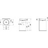 Раковина накладная LAUFEN KARTELL 42x42 8.1233.1.000.112.1